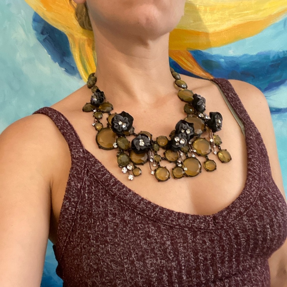 Rare* Vintage J‎ Crew Statement Necklace - Picture 6 of 7